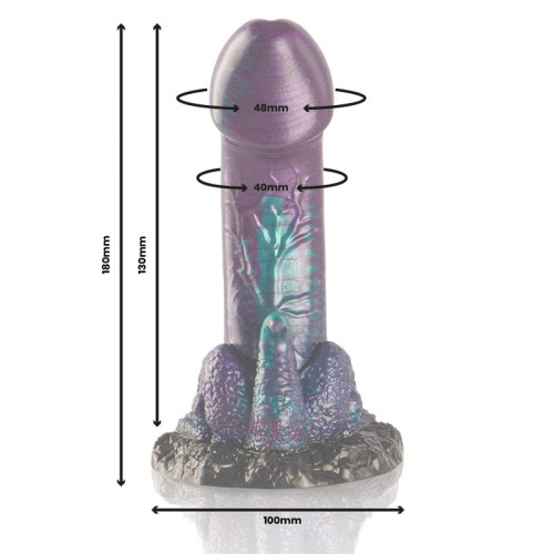 Basilisk Scaly Double Dildo Small