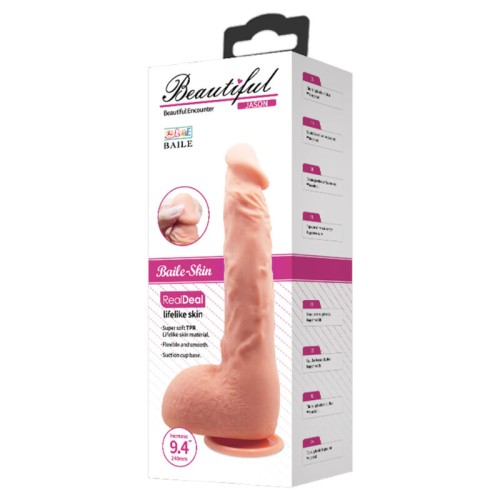 Baile Dildo Realístico Jason Natural 24 Cm - Placer Último