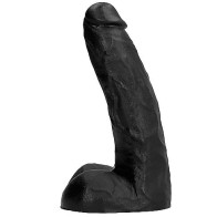 All Black Dildo 22 cm - Realistic Pleasure