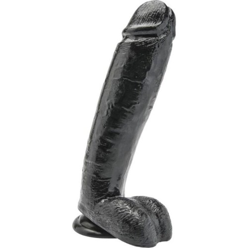 Dildo 25.5 cm with Testicles Black