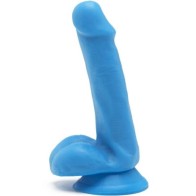 Happy Dicks Dildo 12 Cm Con Testículos Azul