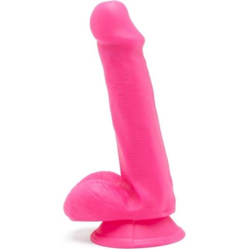 Happy Dicks 12 cm Dildo with Balls Rose