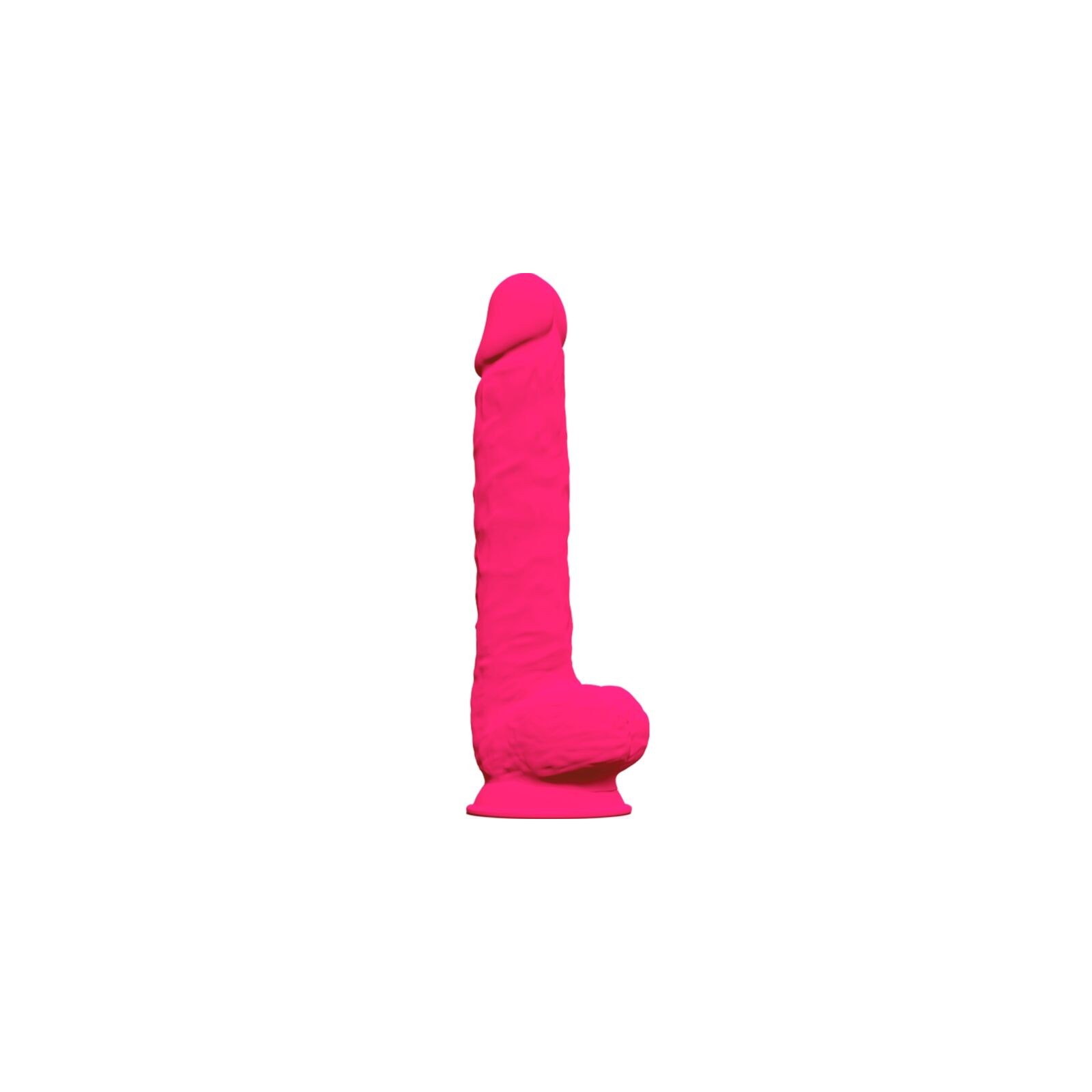 Premium Fuchsia Silicone Realistic Penis 15 Inches