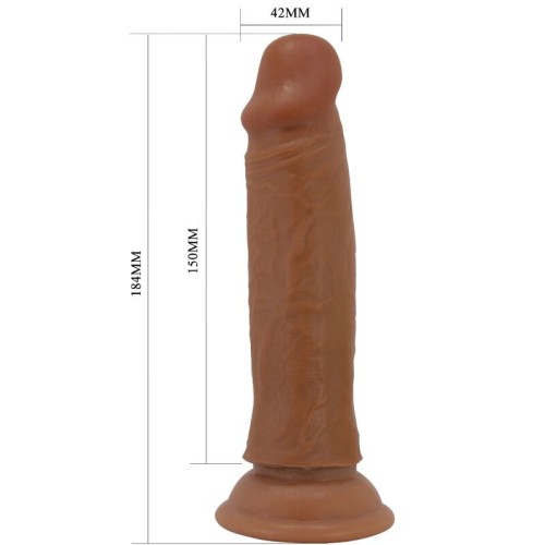 Quentin Realistic Dildo - 18 CM Mulato