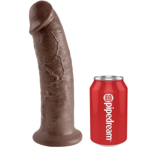 10 Inch Brown Realistic Penis by King Cock