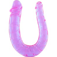 Flexible Jelly Dual-Head Penis