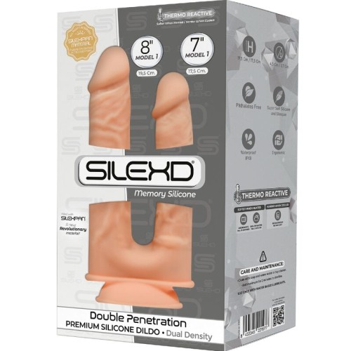 Model 1 Realistic Dual Penetration Silicone Premium Silexpan 17.5