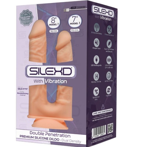 Modelo 1 Vibrador Doble Penetración Realista | Tecnología SilexD