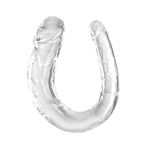 Double Trouble Dildo Doble 33 Cm Transparente