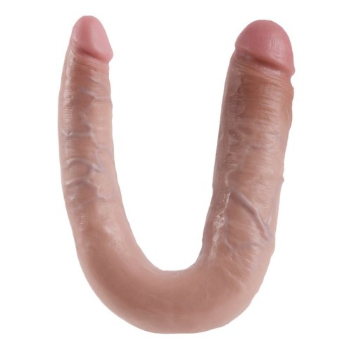 Dildo Doble Penetración 17.8 Cm Natural