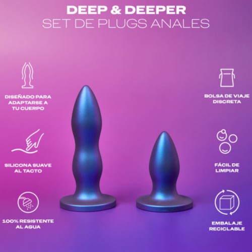 Durex Anal Plug Toy Set Deep & Deeper