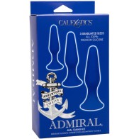 Admiral Anal Training Kit 3 Plugs Blue Buy Online