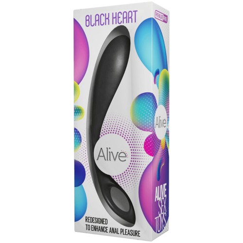 Black Heart Anal Stimulator - Ultimate Pleasure