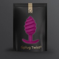 Gplug Twist 2 Purple Anal Plug