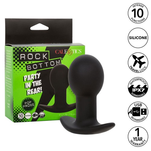 Intense Rock Bottom Anal Plug 10 Vibrations