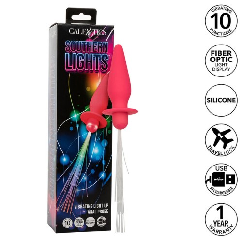 Southern Lights Vibrating Anal Plug with Lights