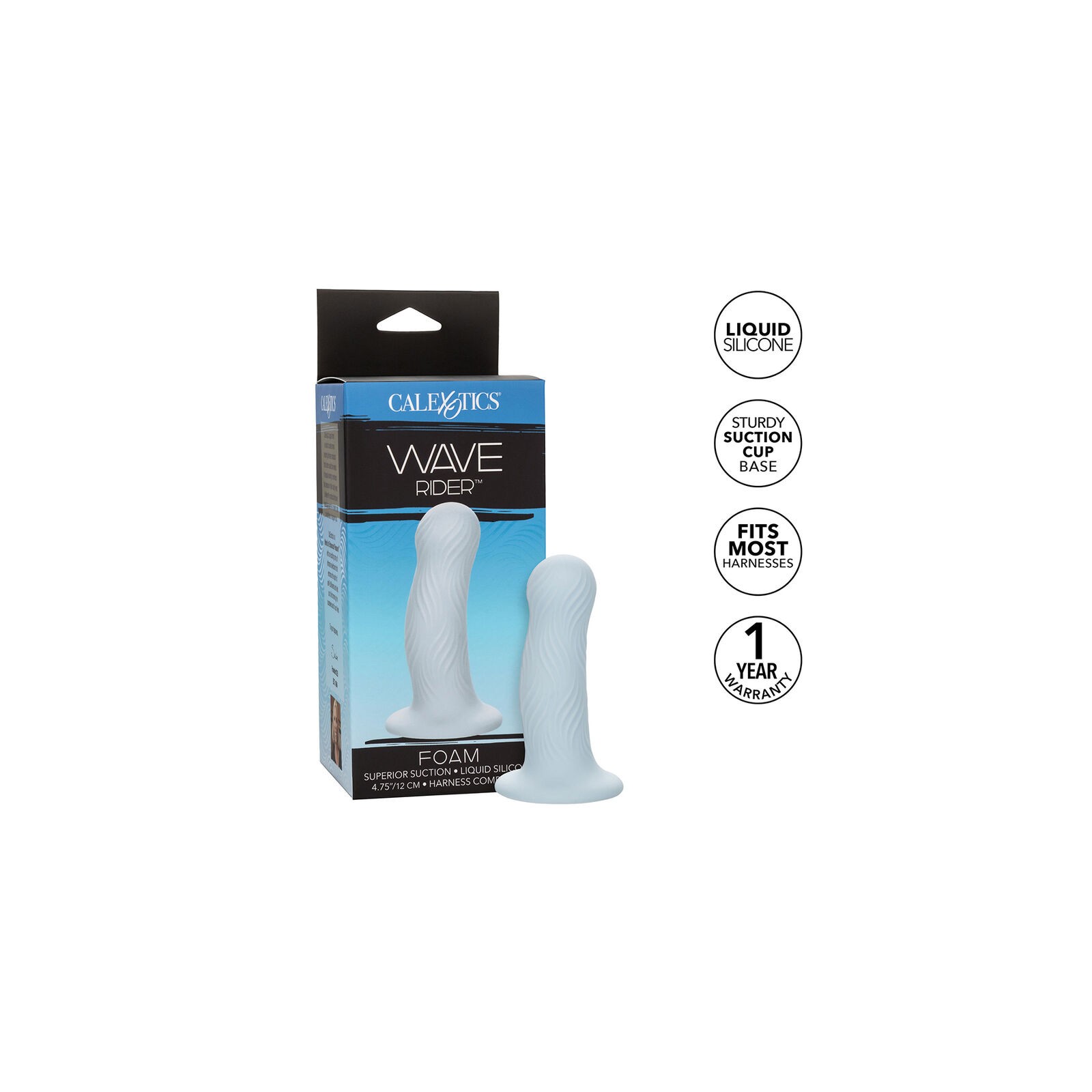 Plug Anal Wave Rider Espuma Azul