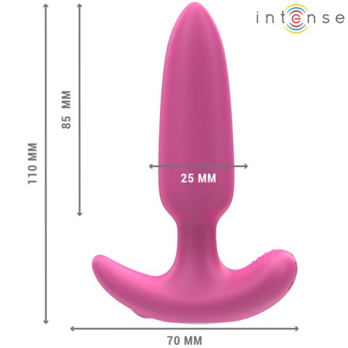 Intense ROSS Anal Plug 10 Vibrations Pink with Remote Control