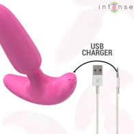 Intense - Ross Plug Anal 10 Vibraciones Rosa Control Remoto