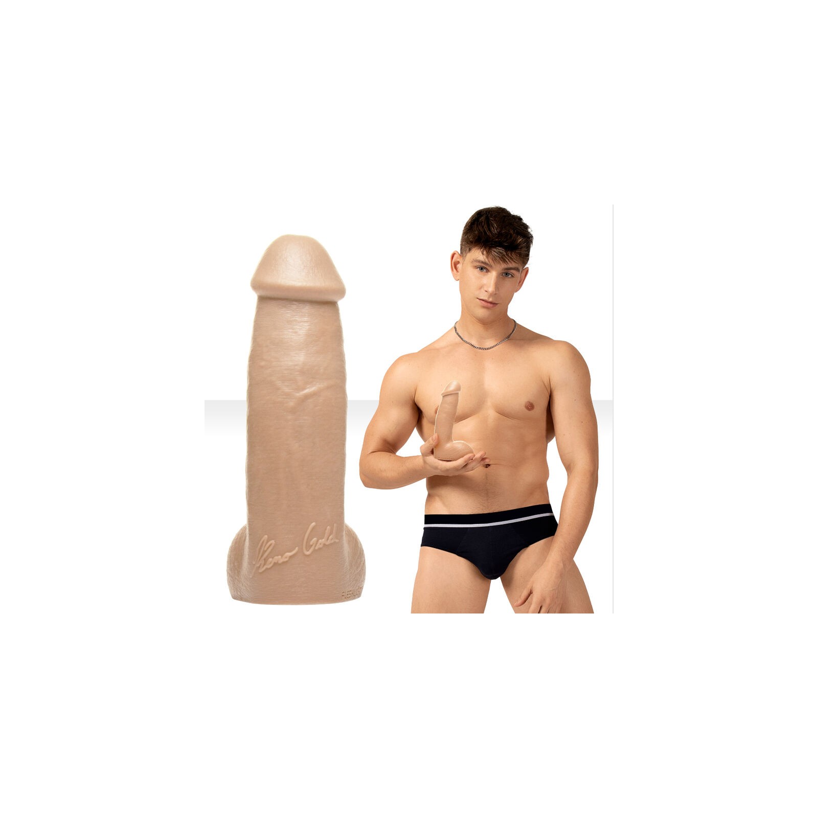 Reno Gold Dildo 19 Cm