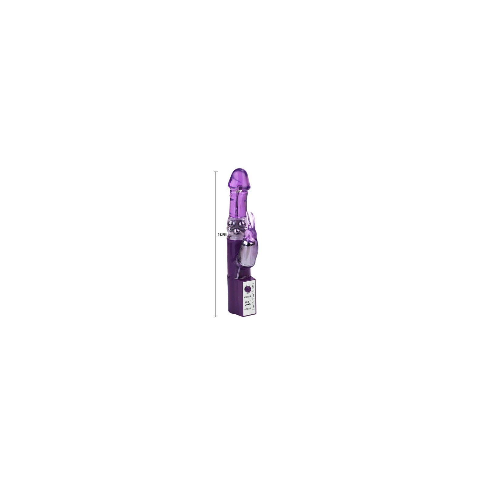 Vibrador Rotador Hot Lady II Rabbit Pearl