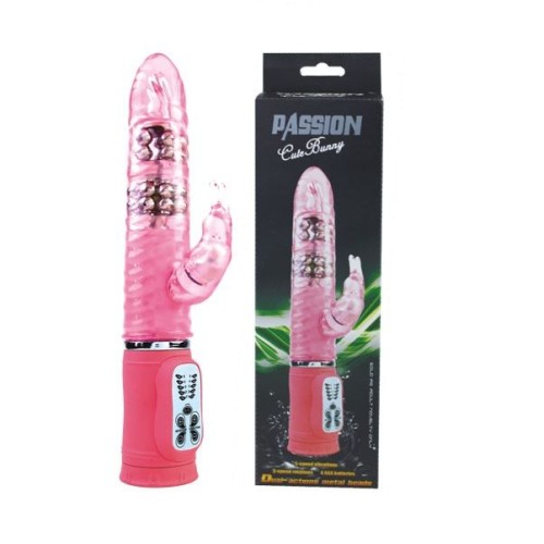 Cute Passion Bunny Rampant Vibrator 10f 27cm