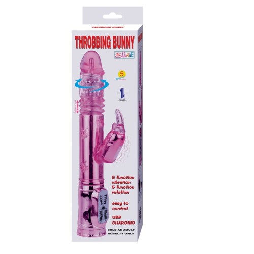 Throbbing Bunny Vibrator - Dual Stimulation Fun