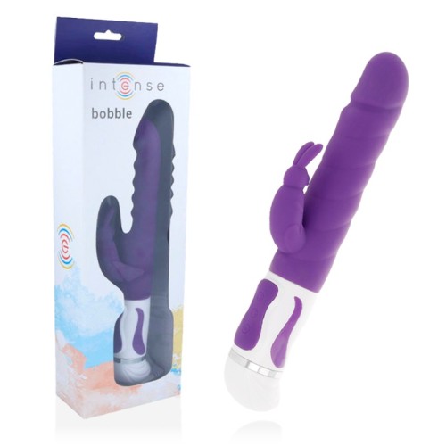 Intense - Bobble Rotating Vibrator Silicone Purple