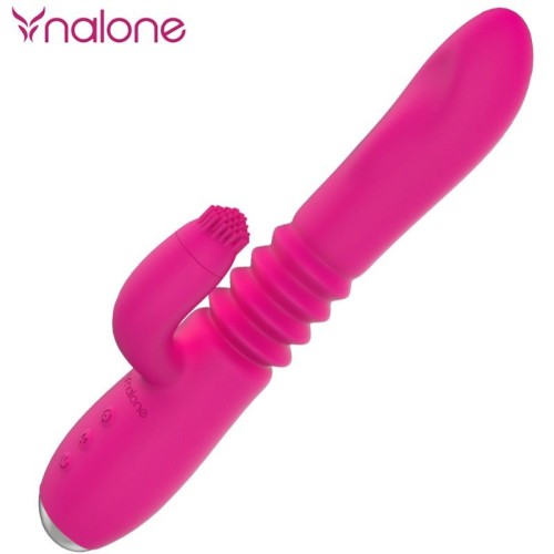 Up&Down Rabbit Vibrator with Rotation for Ultimate Pleasure