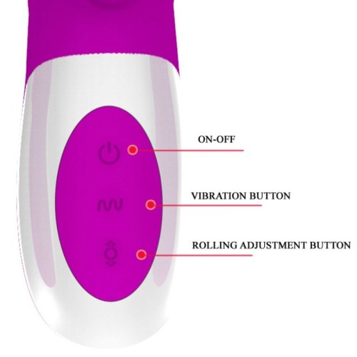 Pretty Love Adrian Multifunctional Rechargeable Vibrator