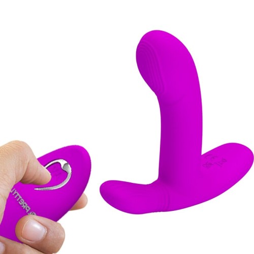 Pretty Love Geri Pink Clitoris Massager with Remote Control