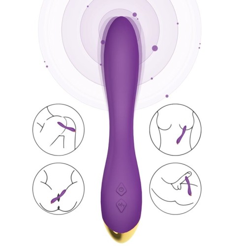 Armony - Flamingo Vibrador Multiposicion Violeta - Alta Calidad