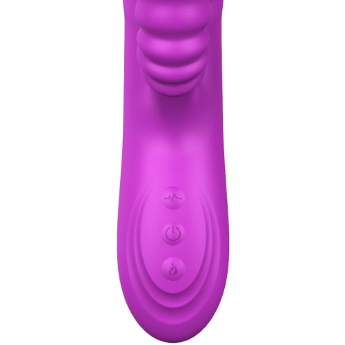 Armony Angelia Multifunction Vibrator Double Tongue Heat Effect Purple