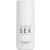 Bijoux Slow Sex CBD Massage Oil 30ml - Increase Pleasure