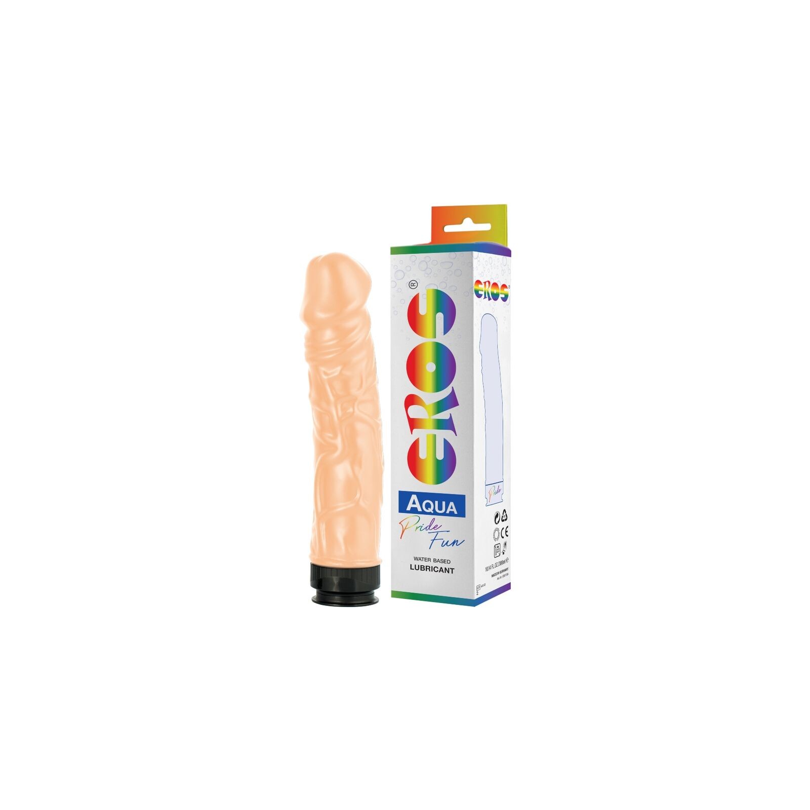 Eros Aqua LGBT Dildo with Water-based Lubricant