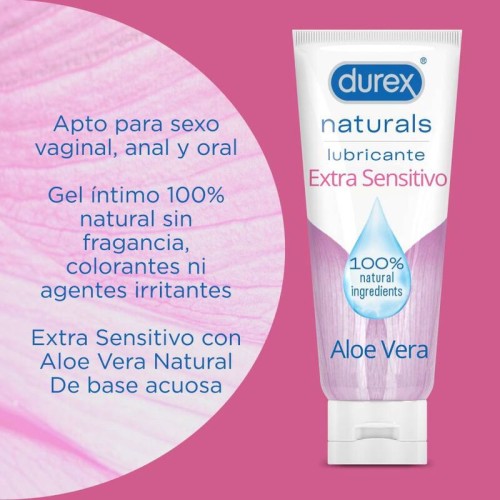 Durex Naturals Extra Sensitive Lubricant 100 ml - Smooth Experience