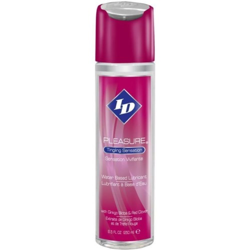 Lubricante A Base Agua ID Pleasure 250ml - Emoción Y Rendimiento