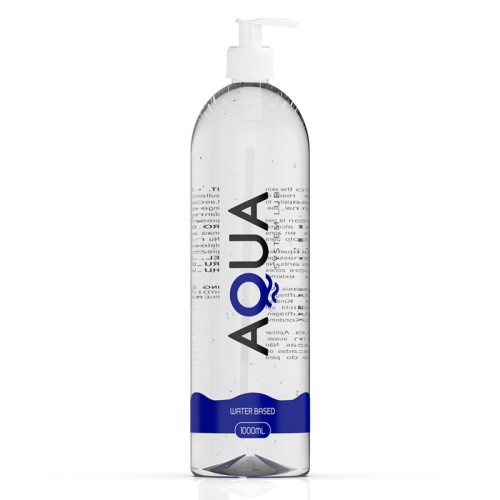 Lubricante a Base de Agua AQUA 1000 Ml - Seguro y Suave