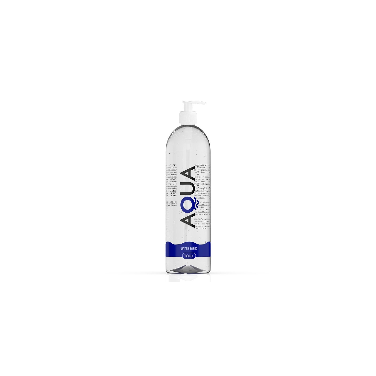 AQUA Water-Based Lubricant 1000ml - Safe and Soft