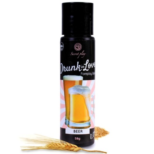 Secretplay Lubricante Drun In Love Cerveza 60ml - Diversión Íntima