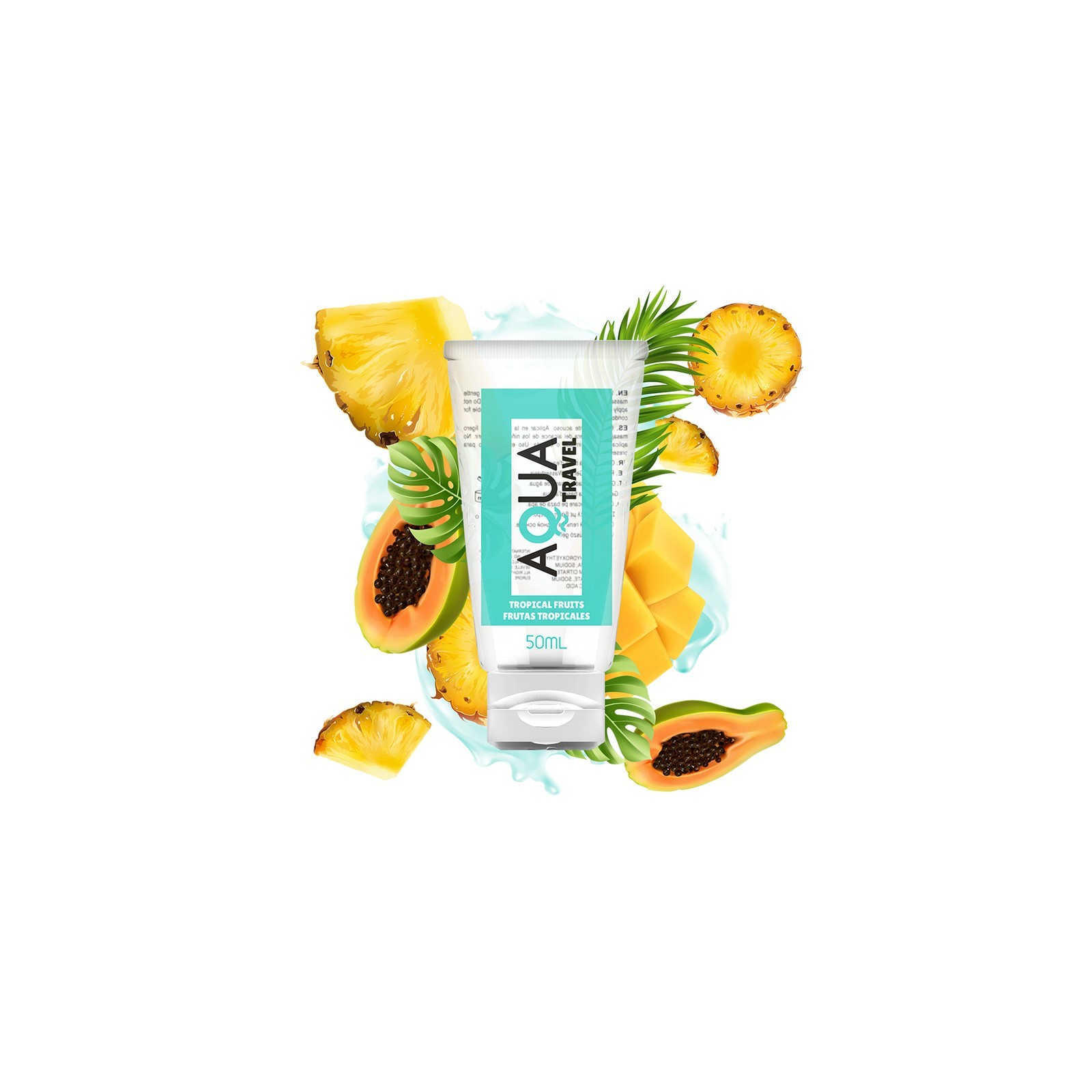 Tropical Fruit Flavor Water-Based Lubricant - 50 ml