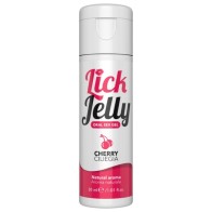 Lubricante Lick Jelly Cereza para Sensación Deliciosa