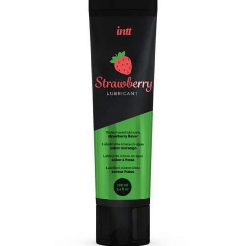 Water-Based Strawberry Flavor Intimate Lubricant 100ml