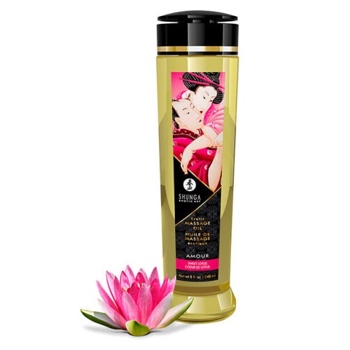 Shunga Aceite De Masaje Adultos Amor 240 Ml - Experiencia Sensual