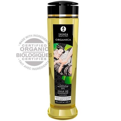 Shunga Aceite De Masaje Organico Natural 240 Ml - Relajación Total