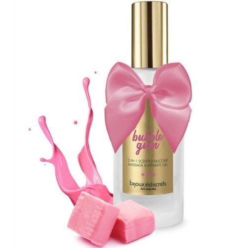 Bijoux Bubble Gum Gel 2 in 1 Strawberry Silicone 100 ml