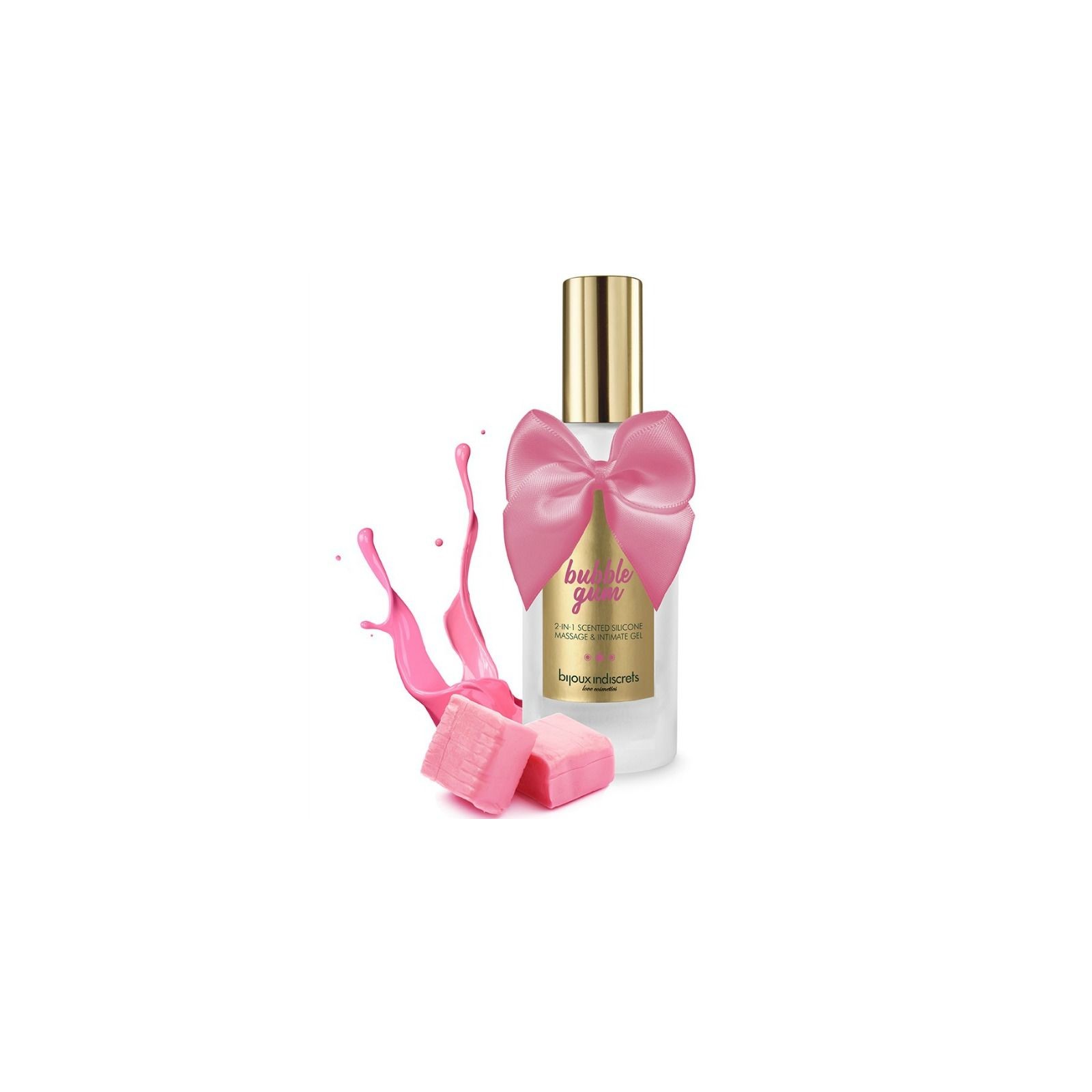 Bijoux Bubble Gum Gel 2 in 1 Strawberry Silicone 100 ml