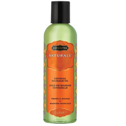 Kamasutra - Aceite De Masaje Natural Tropical Mango 59 Ml - Experiencia Sensual