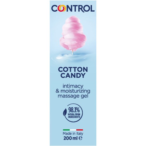 Control - Gel de Masaje 3 en 1 Algodón de Azúcar