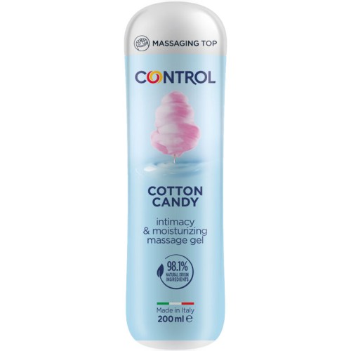 Control - Gel de Masaje 3 en 1 Algodón de Azúcar